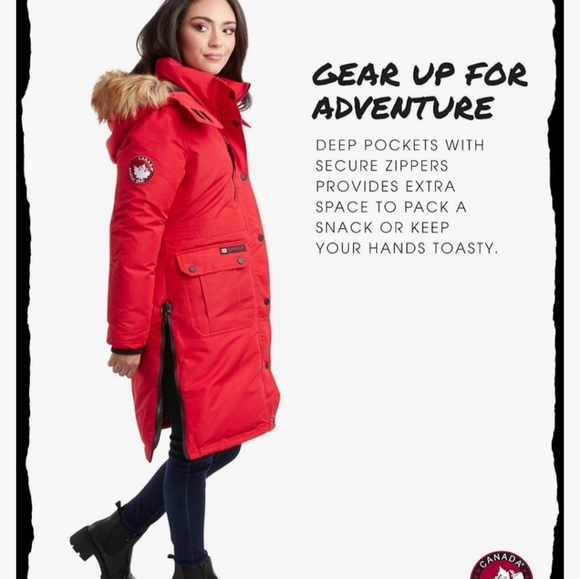 Red Canada Weather Gear womens size Large - Picture 4 of 8